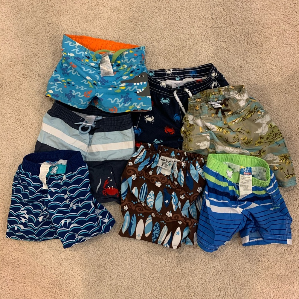 Lot of 6-9 month boys swim suits!